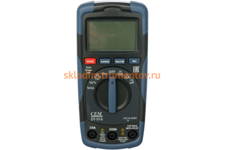 Цифровый мультиметр СЕМ DT-916 481394