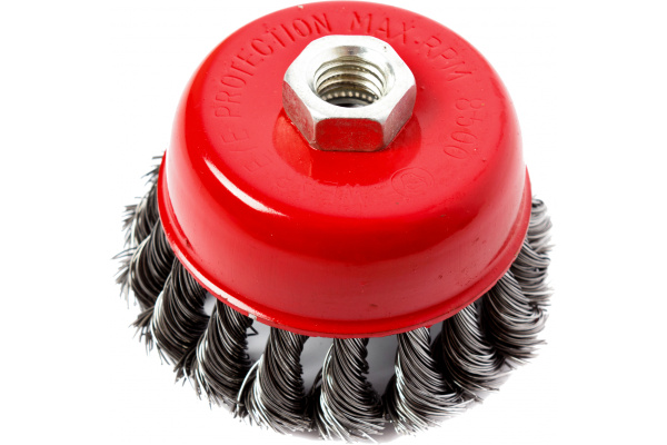 Кордщетка чашеобразная витая (90 мм; М14) для МШУ REDVERG 6623603