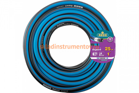 Поливочный армированный четырехслойный шланг Raco EXPERT 25 атм, 1", 25 м 40302-1-25_z01