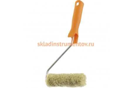 Мини-валик в сборе СИБРТЕХ "Фасадные работы", 110 мм,ворс 12мм,D16мм,Dруч.6мм 80588