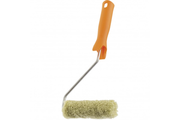 Мини-валик в сборе СИБРТЕХ "Фасадные работы", 110 мм,ворс 12мм,D16мм,Dруч.6мм 80588