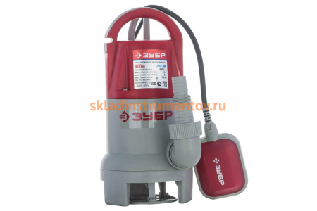 Погружной дренажный насос ЗУБР ЗНПГ-400