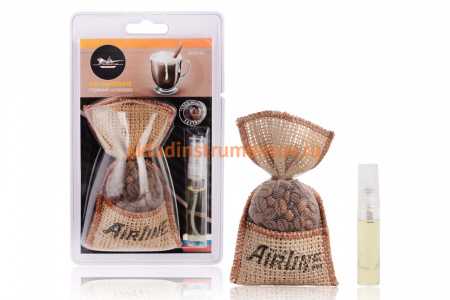 Ароматизатор Airline Кофе в мешочке со спреем, горячий шоколад AFCO197