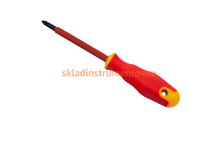 Электротехническая крестовая отвертка 230мм, PH1х125мм до 1000В GRIFF 030460