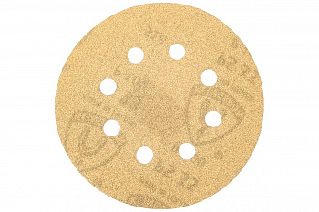 Круг шлифовальный на липучке для обработки красок, лаков и шпаклевок (125 мм; Р100; 8 отверстий) KLINGSPOR 147977