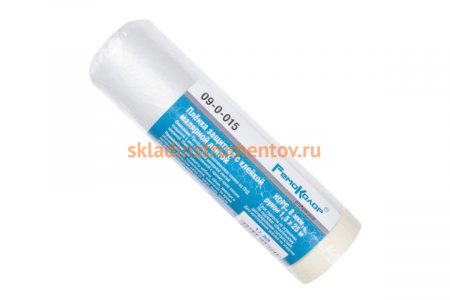 Пленка защитная прозрачная с клейкой малярной лентой (1.5х25 м; HDPE) РемоКолор 09-0-015