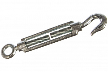 Талреп STAYER DIN 1480, крюк-кольцо, М12, 4 шт, оцинкованный, 30515-12