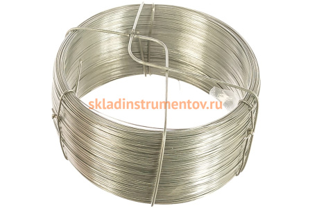 Стальная проволока СИБРТЕХ оцинкованная 0,5мм длина 200м 47750