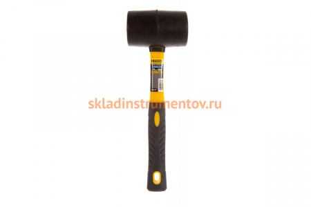 Резиновая черная киянка с фибергласовой ручкой 680г STAYER PROFESSIONAL 2054-75