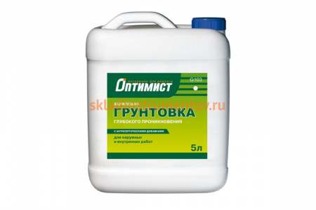 Грунт глубокого проникновения Оптимист 5л 00-00001335