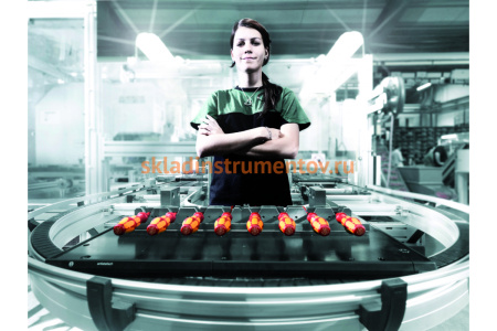 Отвёртка диэлектрическая Wera, VDE, SL 0.5х3.0х100 мм, WE-006105