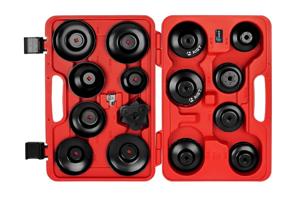 Набор внешних ключей для масляного фильтра 66-108мм, 3/8, 16шт в кейсе AIST 67250113 00-00006945