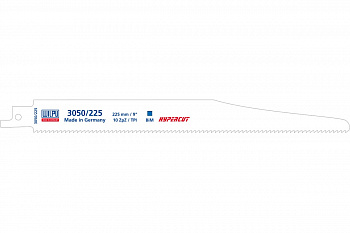 Полотно по металлу 3050/225 Bi-metall (3 шт; 225х22х1.57 мм; 205 мм; 10 TPI) WILPU 1552200003
