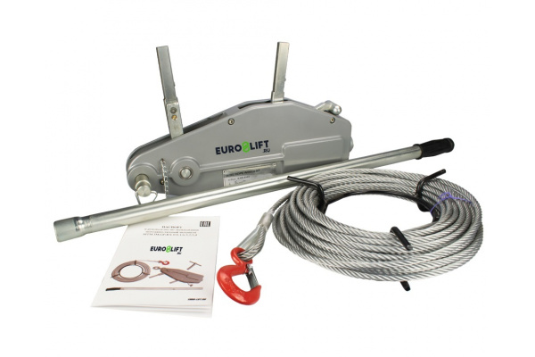 Ручная рычажная лебедка EURO-LIFT MTM GP-5.4 канат 20 00-00000406