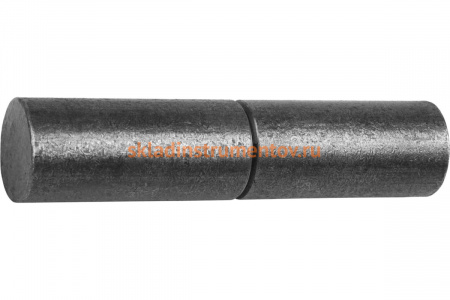 Галтованная петля для металлических дверей СИБИН цилиндрической формы с впрессованным шариком 28x120мм 37617-120-28