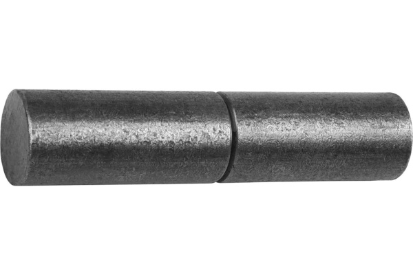 Галтованная петля для металлических дверей СИБИН цилиндрической формы с впрессованным шариком 28x120мм 37617-120-28