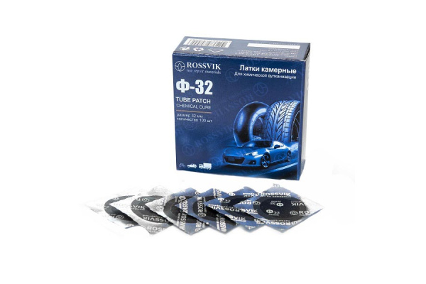 Круглые латки ROSSVIK Ф32 мм, 100 шт. коробка НФ-00000243