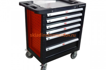 Инструментальная тележка ROCKFORCE 6 секций RF-1141116R