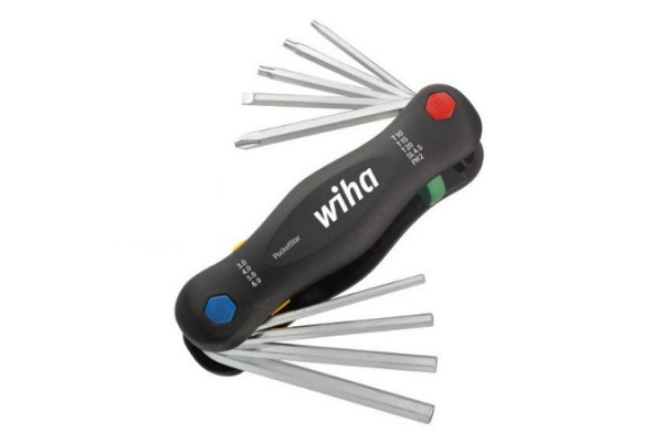 Набор шестигранных ключей TORX и отверток 9шт Wiha PocketStar SB351 PG9X 25295