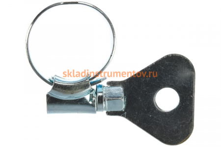 Металлические, червячные хомуты СИБРТЕХ, 12-20мм, ширина 10мм, W1, с металлическим ключом, 2шт 476497