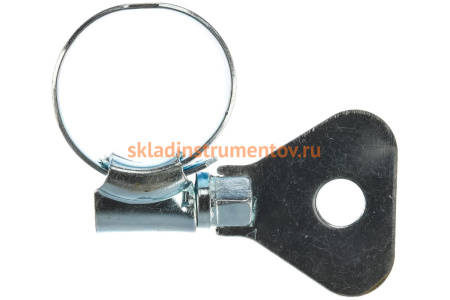Металлические, червячные хомуты СИБРТЕХ, 12-20мм, ширина 10мм, W1, с металлическим ключом, 2шт 476497