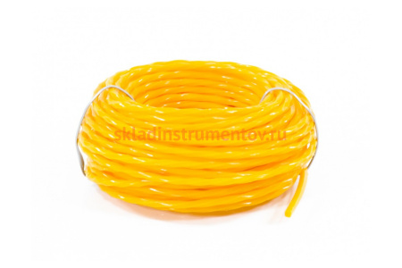 Леска для триммера квадратная витая (3 мм; 10 м) СИБРТЕХ 961775