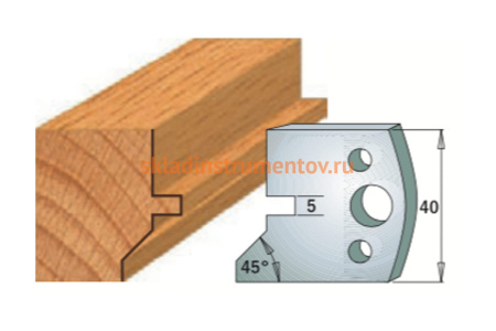 Комплект из 2-х ножей SP (40x4 мм) CMT 690.083