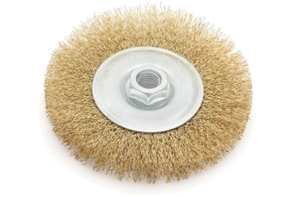 Щетка проволочная плоская 80 мм для УШМ Дело Техники 274080