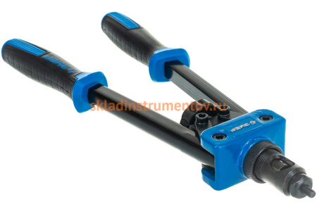 Двуручный заклепочник Зубр Р-М10 в кейсе 31056, для резьбовых заклепок М3-М10 31056