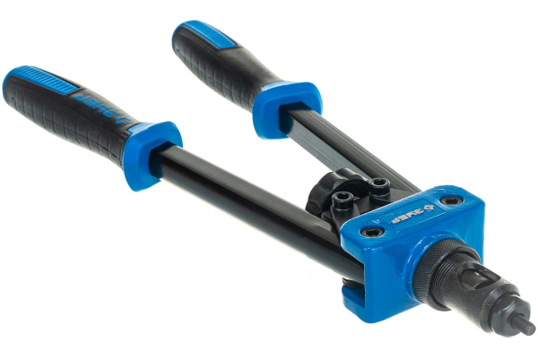 Двуручный заклепочник Зубр Р-М10 в кейсе 31056, для резьбовых заклепок М3-М10 31056