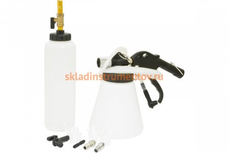 Приспособление для замены тормозной жидкости + мерный бачок ЭВРИКА ER-86704