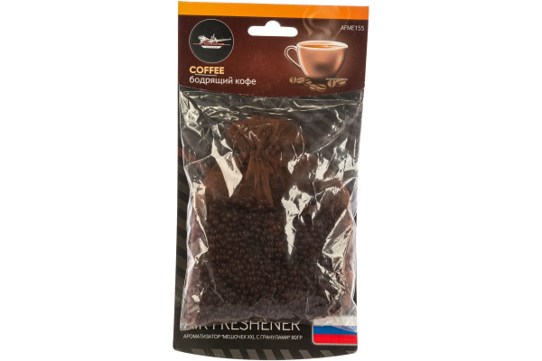 Ароматизатор Airline Мешочек XXL с гранулами 80г, бодрящий кофе AFME155