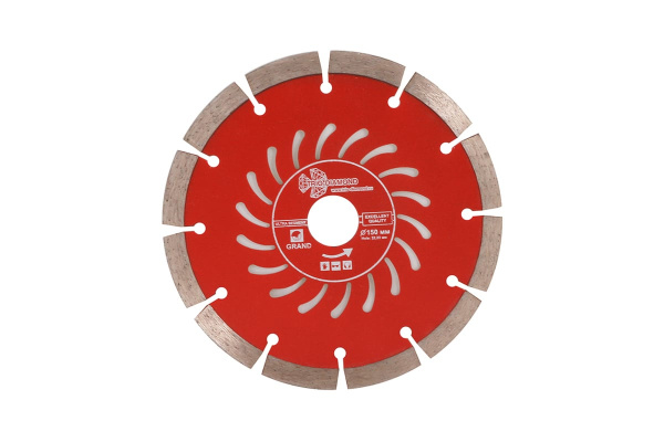 Диск алмазный отрезной Сегментный Grand hot press (150х22.23 мм) TRIO-DIAMOND GUS723 Диск алмазный отрезной Сегментный Grand hot press (150х22.23 мм) TRIO-DIAMOND GUS723