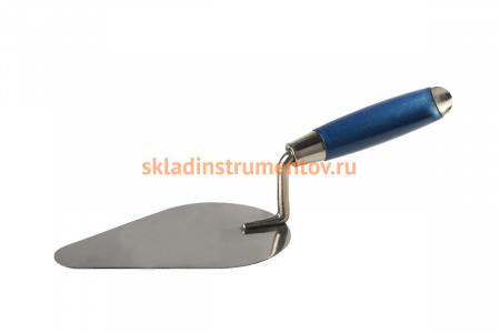 Нержавеющая кельма с деревянной рукояткой 160 мм КЕДР овал 050-2160 26247