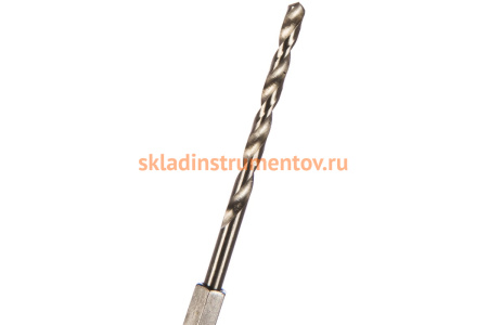 Сверло по металлу (4х95 мм; HEX 1/4) ПРАКТИКА 037-572