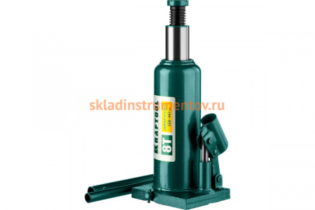 Домкрат KRAFTOOL гидравлический бутылочный Kraft-Lift, сварной, 8т, 228-447мм, 43462-8 43462-8_z01