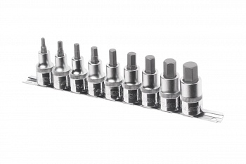 Набор бит-головок 1/2" HEX H4-H14 (9 предметов) JTC H409H