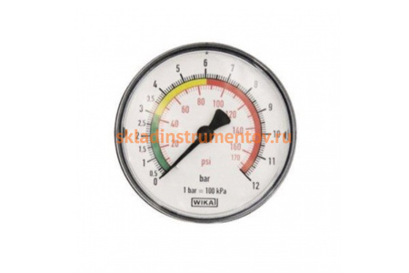 Манометр (осевое крепление М 1/8"; диаметр 40 мм) Walcom 61301