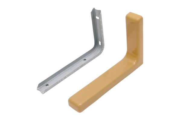 Кронштейн с декоративными накладками MFK-TORG бежевый L=120мм К-95