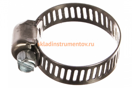 Хомуты Зубр ЭКСПЕРТ нерж. сталь, просечная лента 8 мм, 13-26 мм, 5 шт. 37811-13-26-5