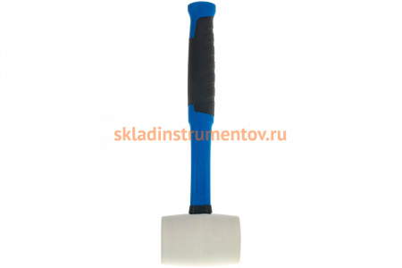 Киянка с фибергласовой ручкой ЗУБР ПРОФЕССИОНАЛ резиновая белая, 450г 20531-450_z02