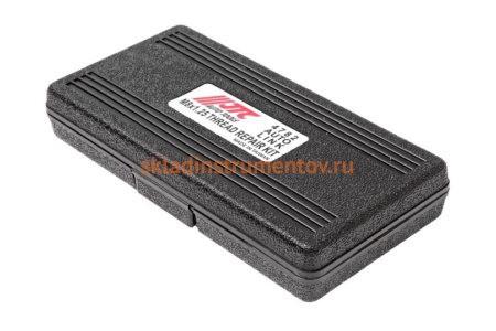 Набор для восстановления резьбы (вставки М14х1.25, L=12.4 мм, 5 штук) 9 предметов JTC 4788