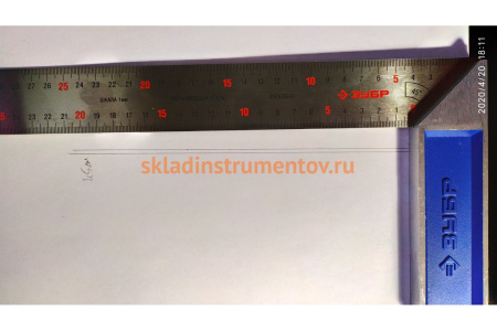 Столярный угольник 500 мм ЗУБР ЭКСПЕРТ 34393-50