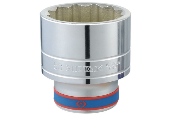 Головка торцевая стандартная двенадцатигранная 1", 60 мм KING TONY 833060M