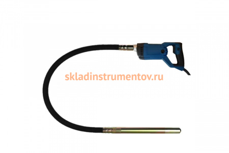 Портативный вибратор Zitrek ZKVD1500 220В, вал 2.0 м, со встроенной булавой ф-35 мм 045-0039