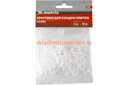 Крестики (100 шт; 1 мм) для кладки плитки MATRIX 88082