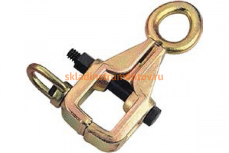 Вытяжной самозатягивающийся зажим: поперек 2т, по прямой 3т Станкоимпорт KA-6020