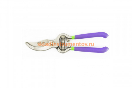 Секатор 200 мм, пружина возвратная спирал.типа, легированная сталь, обрезинен.ручки PALISAD 60561