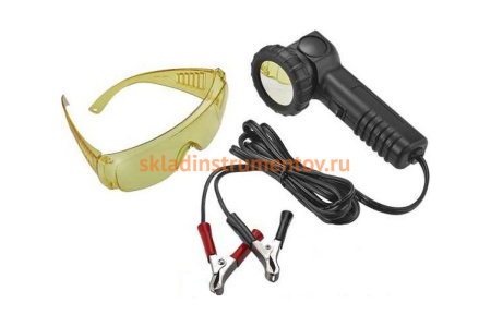 Ультрафиолетовая лампа 12V со специальными очками для обнаружения течи хладагента 2шт FORCE 902G10