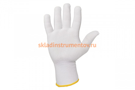 Бесшовные перчатки для точных работ JetaSafety белые JS011n-M